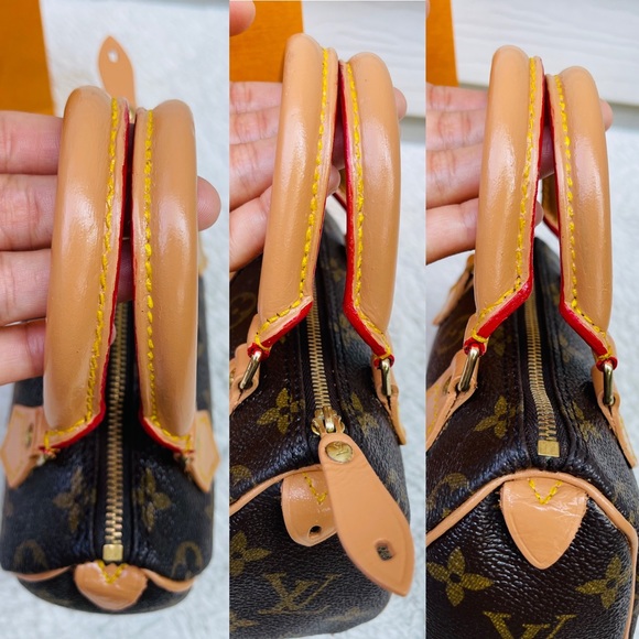 LOUIS VUITTON Monogram Mini Speedy Hand Bag - Picture 9 of 16